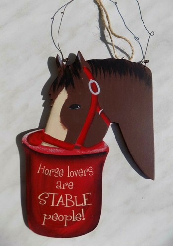 Insegna legno cavallo - legno,