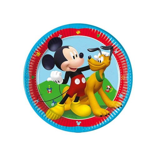 Piatti topolino cm 8pz - topolino, 19,5