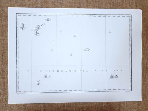 Carta geografica isole pontine - carta,
