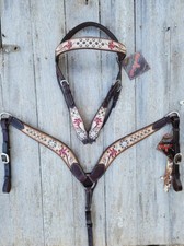 Circle Y Fire Lily Tack Set Antico/Bling