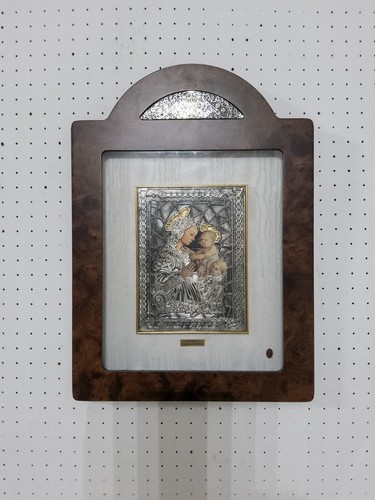 Quadro icona vergine col