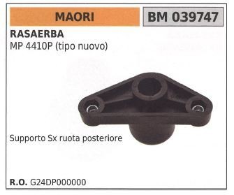Supporto ruota posteriore - sx,