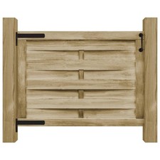 Cancello giardino legno - da,