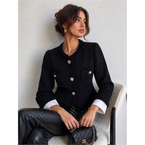 Blazer zara nero - zara, boucle