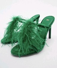 SANDALI SEXY ZARA VERDE TACCO