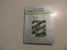 1998 Schemi elettrici manuale officina Toyota Land Cruiser UZJ FZJ HDJ HZJ 100 105