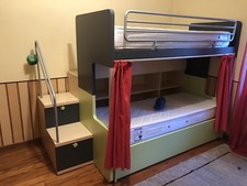 cameretta ragazzi DOIMO usata, Letto a Castello, Libreria Contenitiva e Armadio