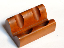 Portapipe SAVINELLI 2 posti in legno massiccio