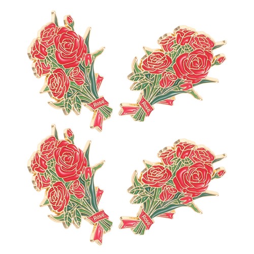Pcs enamel flower brooch pin - enamel,