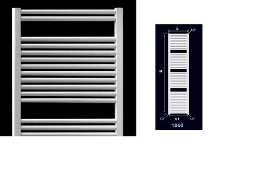 Termoarredo acciaio bianco - acciaio,