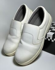 Mocassino Bianco Texfibre puntale acciaio Y991001 Scarpa cuoco da lavoro uomo 43