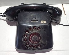 Telefono a disco tedesco anni 50" da tavolo in bachelite TN  - GUASTO, x ricambi
