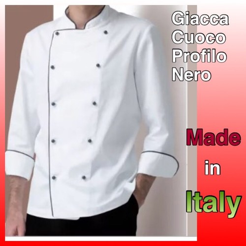 Giacca cuoco chef bianca - cuoco, con