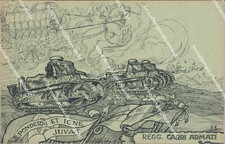 cm273 cartolina militare  reggimento carri armati III battaglione