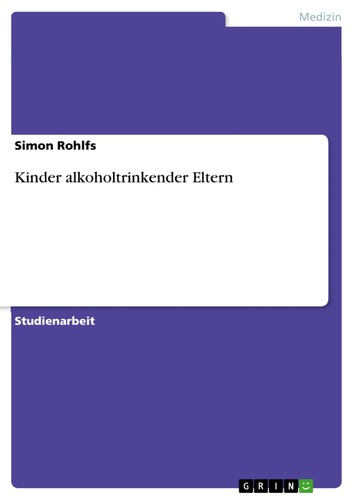 Kinder alkoholtrinkender
