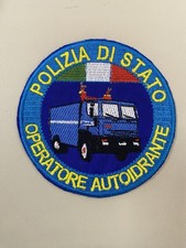 PATCH TOPPA RICAMATA DELLA POLIZIA DI STATO - OPERATORE AUTOIDRANTE