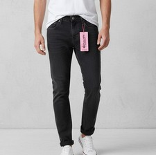 Jeans Uomo Bruno Leoni Denim slim fit elasticizzato mood capri 42-44-46-48-50