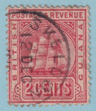 GUIANA BRITANNICA 172b USATA - ANNULLAMENTO "SKELDON" - NESSUN DIFETTO OTTIMO! - JGA