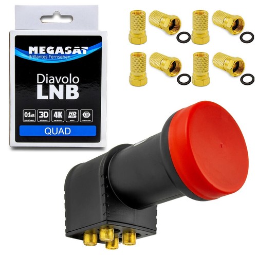 Quad lnb megasat - quad,