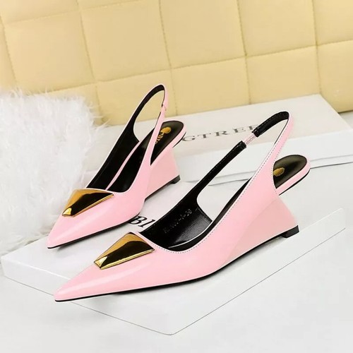 Decolte scarpe rosa zeppa - cm,