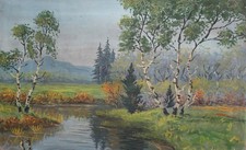 Antico dipinto ad olio