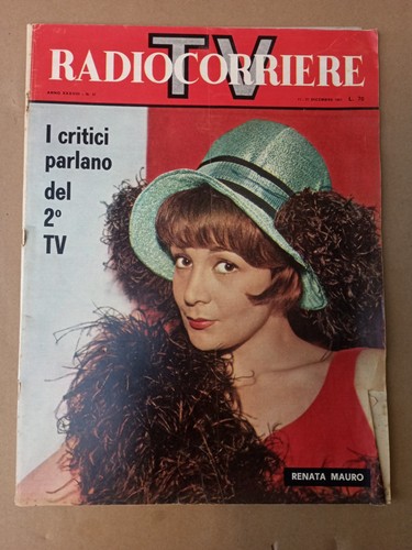 Rivista radiocorriere anno - tv,