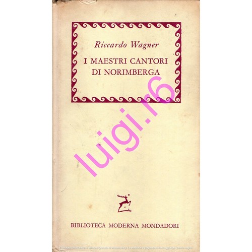 Maestri cantori di - i,
