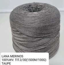 Filato yarn stock lot rocche LANA MERINOS. 100% MERINO. 1420 g.