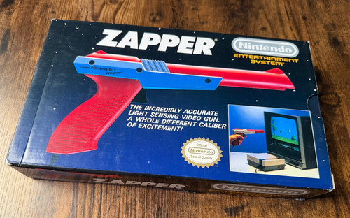 Zapper orange gun nintendo nes