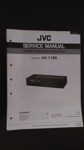 Jvc manuale di - ax-11,