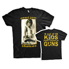 Maglietta nera Pearl Jam Official Choices Rock Band
