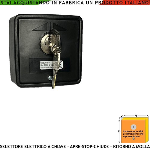 Selettore chiave serranda - chiave,