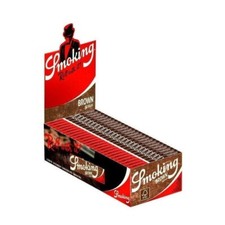 Cartine Smoking Marrone Corte Senza Cloro Marrone Scatola Da 50 Libretti