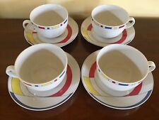 Porcellana Chateau Valmont 4 Nuove Grandi Tazze Tazza Caffellatte Colazione