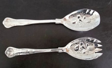 Vintage Posate da Portata Insalata in Silver Plated Made in Italy