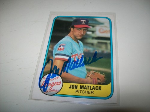 1981 fleer jon - fleer, matlack