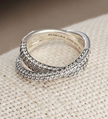 Anello pandora crossover pave - anello,