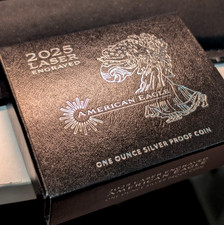 Moneta da un'oncia in argento