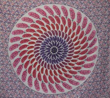 Telo da Muro Mod-2 210x240cm - Indiano Arazzo Coperta da Picnic Copriletto