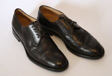 ♥ SCARPE UOMO CLASSICHE ALEXANDER TG. 42 TESTA DI MORO LUCIDO PELLE VITELLO