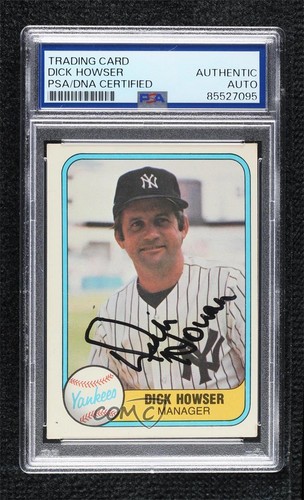 Psa dna 1981 fleer - 1981, howser