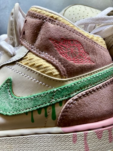 Jordan mid taglia vernice - 1,