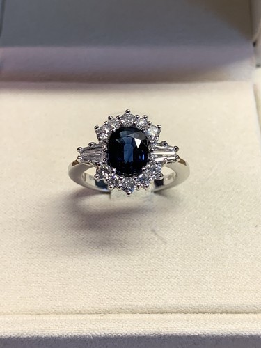 Anello zaffiro siam - anello,