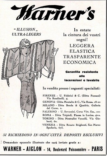 Pubblicita 1931 warner s - pubblicita',
