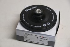 Plateau de ponçage 125mm M14 pour disques auto agrippant WURTH 0586643125