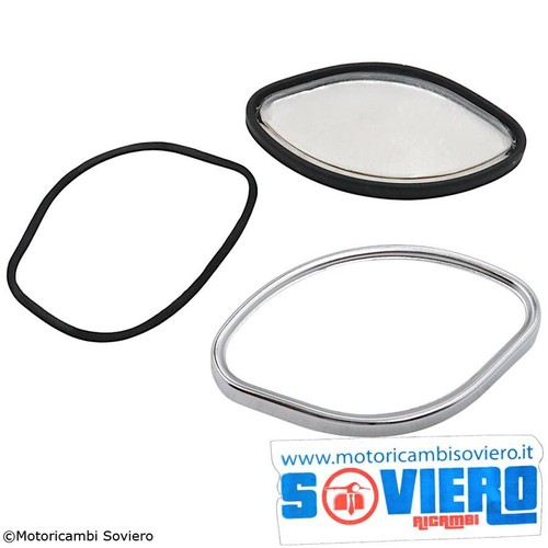 Kit ghiera cromata vetro - ghiera,