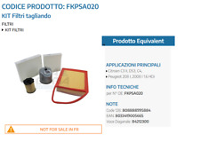 KIT 4 FILTRI TAGLIANDO CITROEN