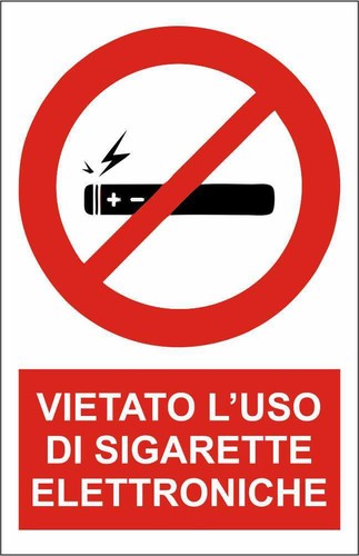 Cartello segnaletico vietato - cartello,