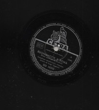 COMPLESSO ESPERIA LUIGI GRANOZIO disco 78 g FIORE D'APRILE + BUONANOTTE A ROMA