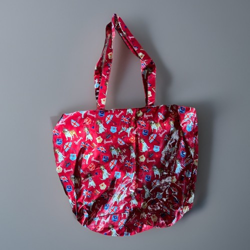 Borsa harrods rossa cani - rossa,